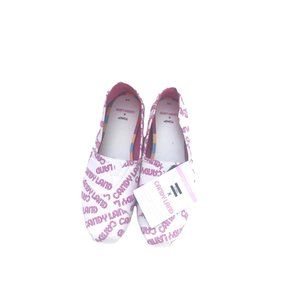 Tom's Candy Land Shoes slip ons size 8 Womens NEW NWT